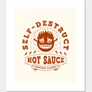 Self Destruct Hot Sauce Posters and Art